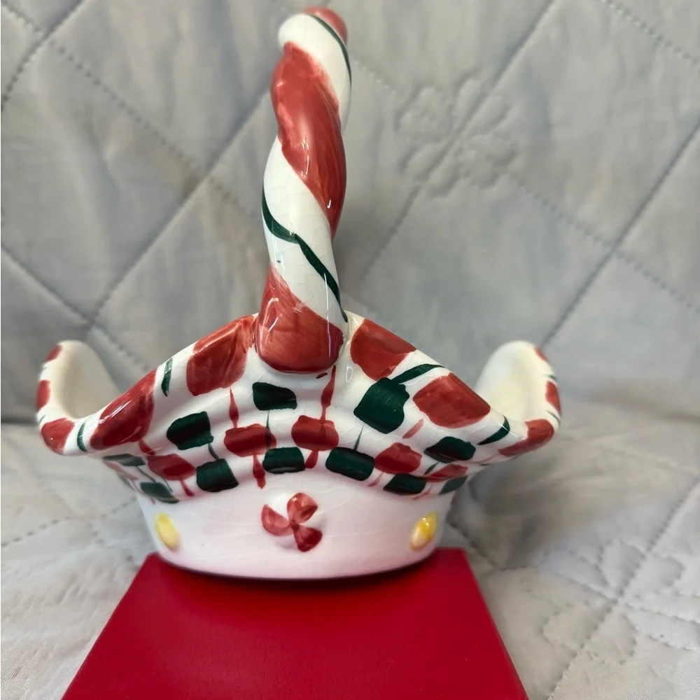Vintage Handled candy dish by Lillian Vernon